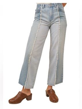 Blue B 2 Tone Blue Denim Jeans